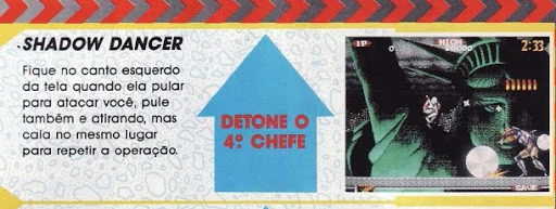 Seção de dicas da Supergame 4