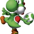 Yoshi atirando ovo