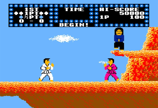 karate champ nes
