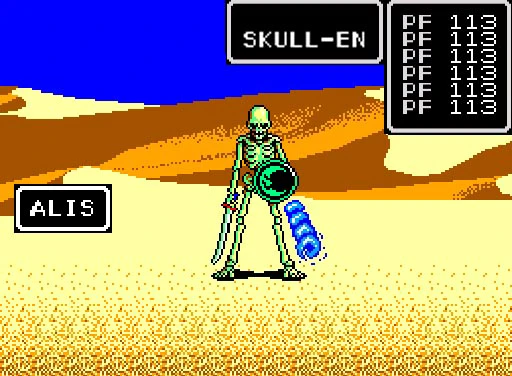 Skull de Phantasy Star