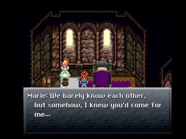 Chrono Trigger (SNES) - Marle quote