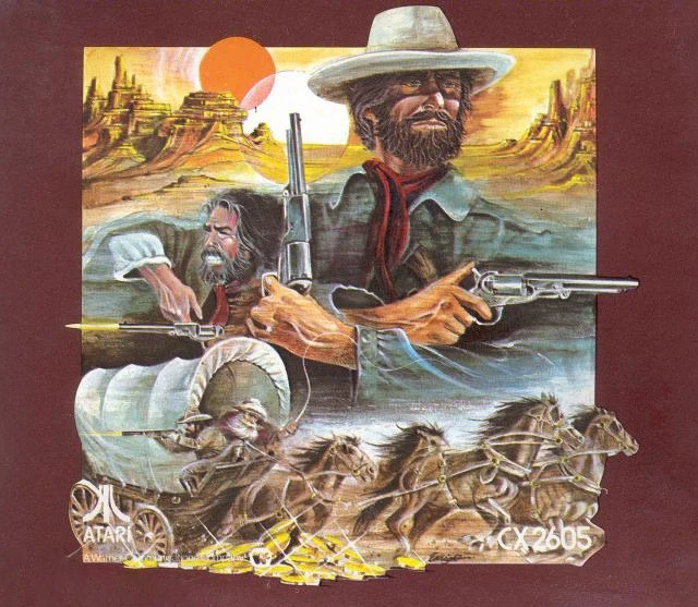 Outlaw Atari 2600 art