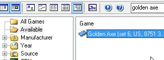 game disponível mame