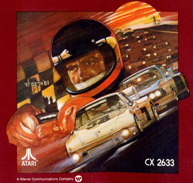 Night Driver Atari 2600 art