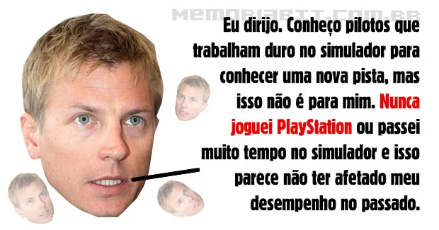 kimi raikkonen frase videogame