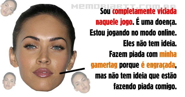 megan fox frase videogame