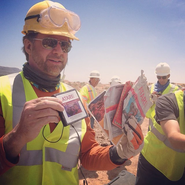 atari cartridges Atari landfill