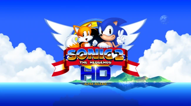 Sonic 2 HD Alpha - tela-título