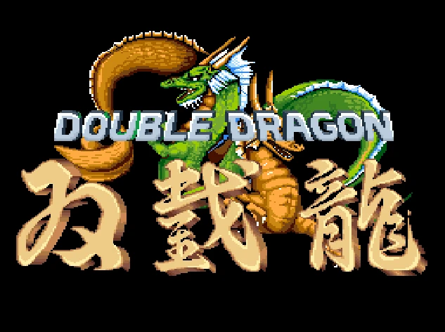 Double Dragon (arcade) screen title