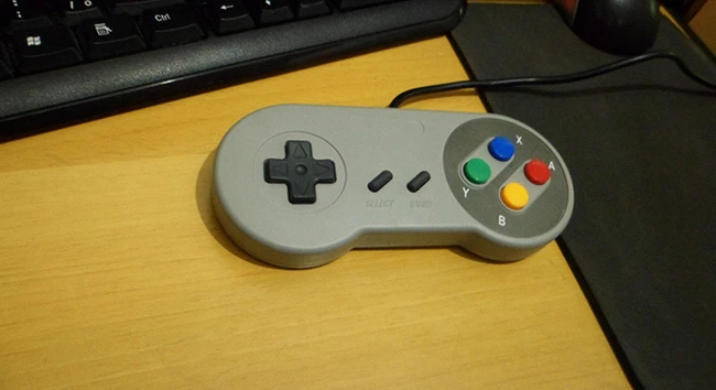 snes usb controle
