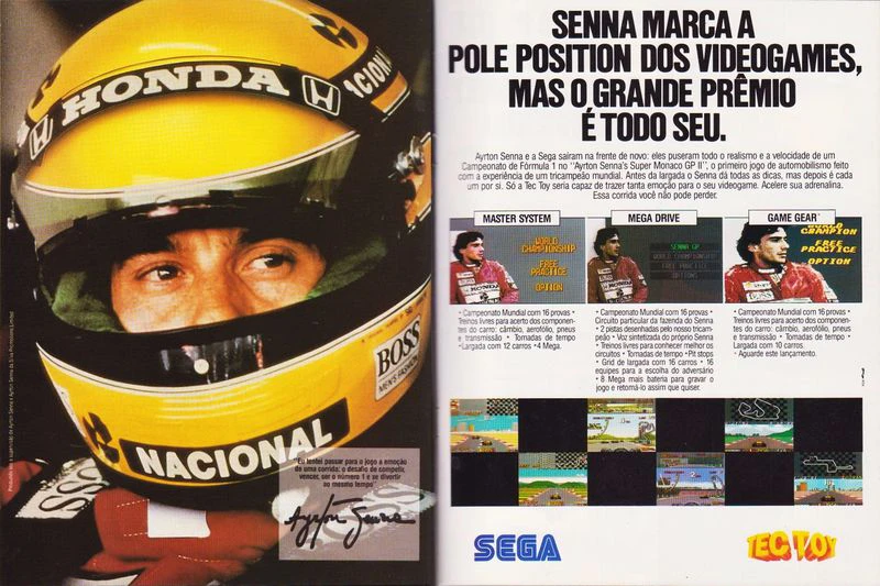 Super Monaco GP II Ad