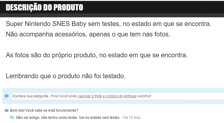 Enganação Mercado Livre