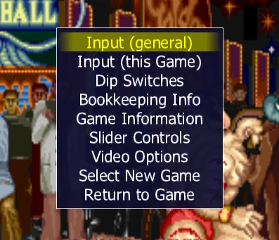 xbox controle mame input general