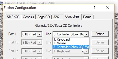 xbox controle kega fusion