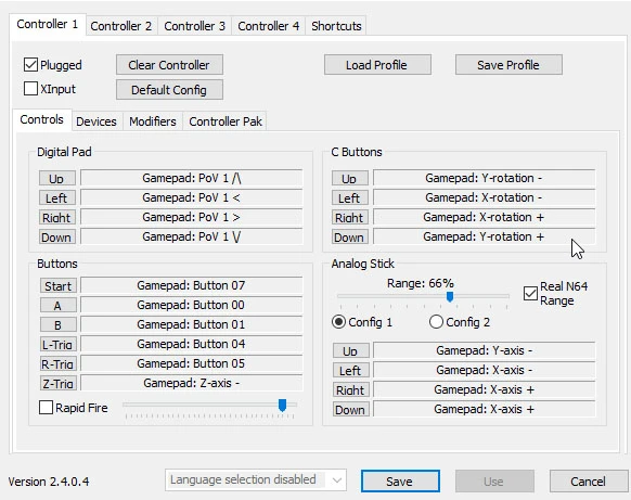 controle xbox 360 emulador project64