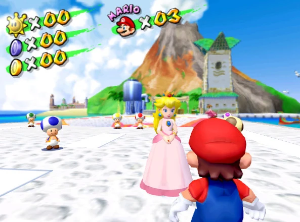 mario sunshine camera system
