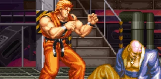 art of fighting neo geo banner