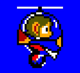 alex kidd helicoptero