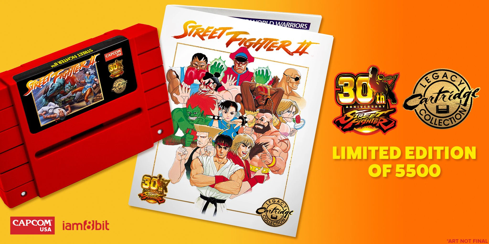 Street Fighter II SNES relançamento folhetos