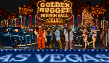 Cenário de Balrog em Street Fighter II - The World Warrior