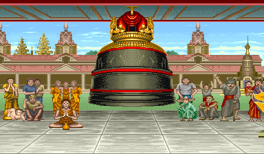 Cenário de Bison em Street Fighter II - The World Warrior