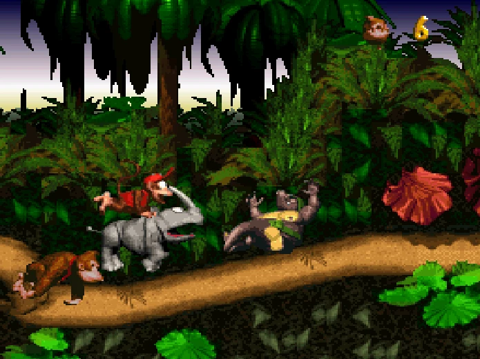 donkey kong country snes