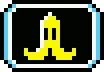 ícone de banana em Super Mario Kart
