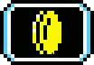 ícone de moeda em Super Mario Kart