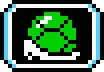 ícone de casco verde em Super Mario Kart