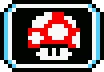 ícone de cogumelo em Super Mario Kart
