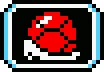 ícone de casco vermelho em Super Mario Kart