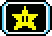 ícone de estrela em Super Mario Kart