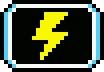 ícone de raio em Super Mario Kart