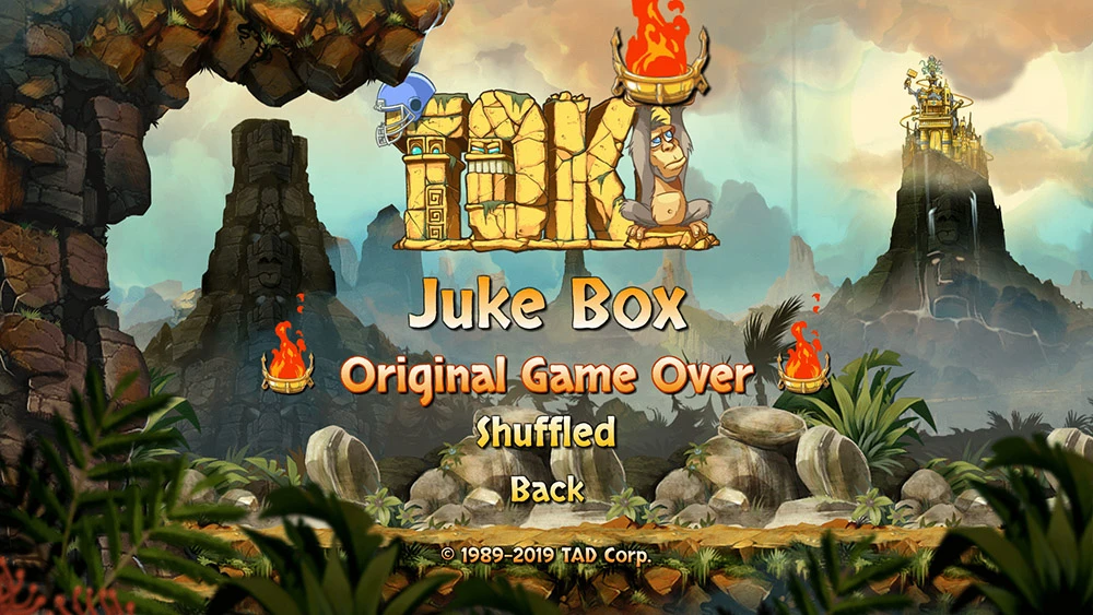 Toki remake 2019 tela título