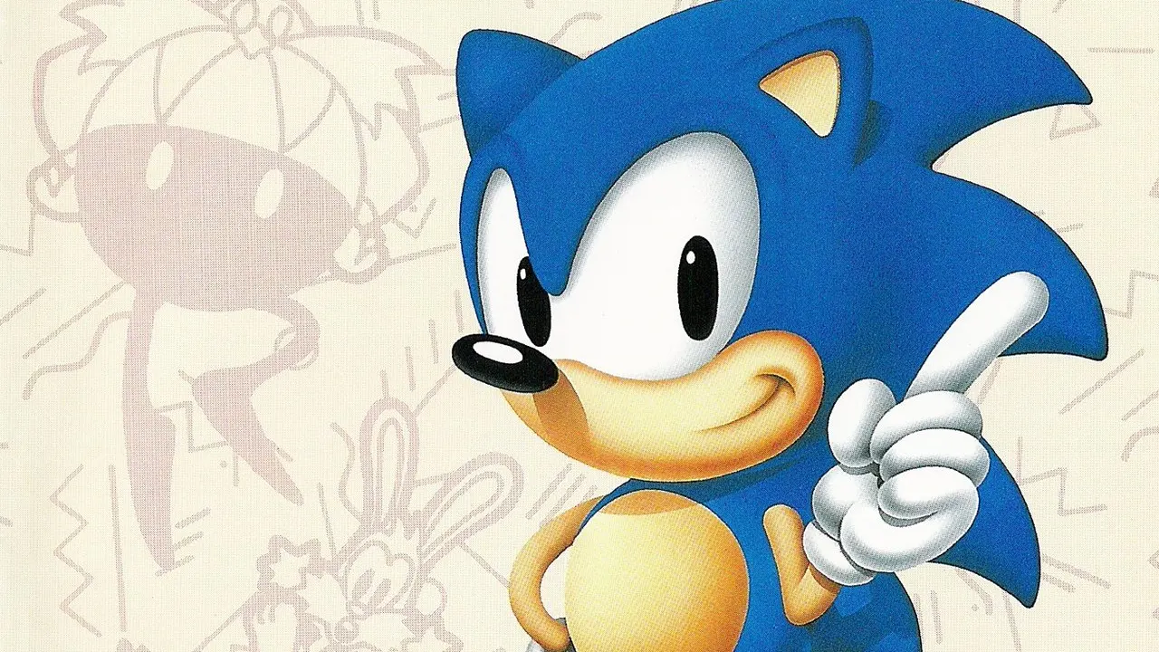 sonic hedgehog mega drive banner