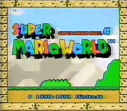 SMW titulo mario bros 4 prototipo