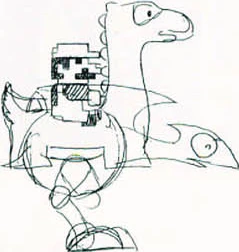 nintendo Yoshi concept art conceito
