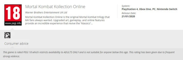 mk kollection pegi