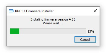 rpcs3 instalando firmware