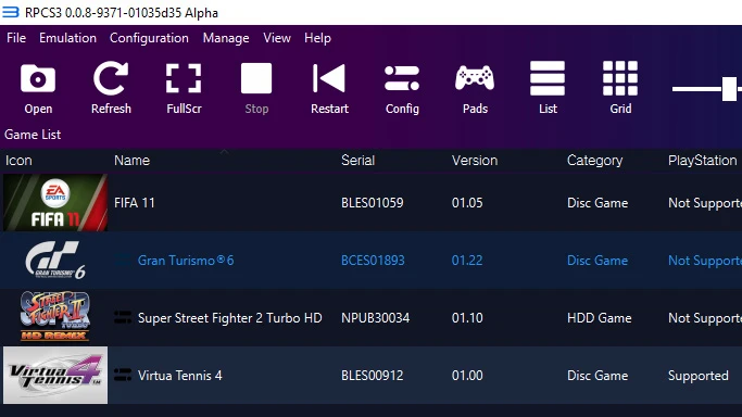 rpcs3 tema skyline nightfall
