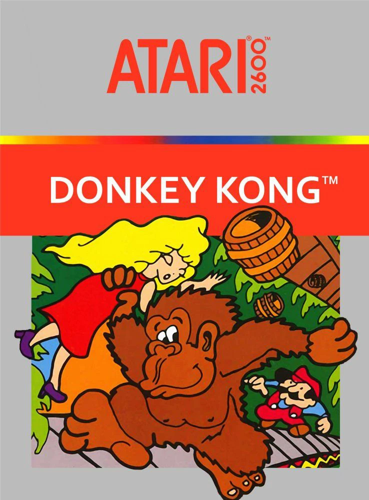donkey kong atari 2600 caixa