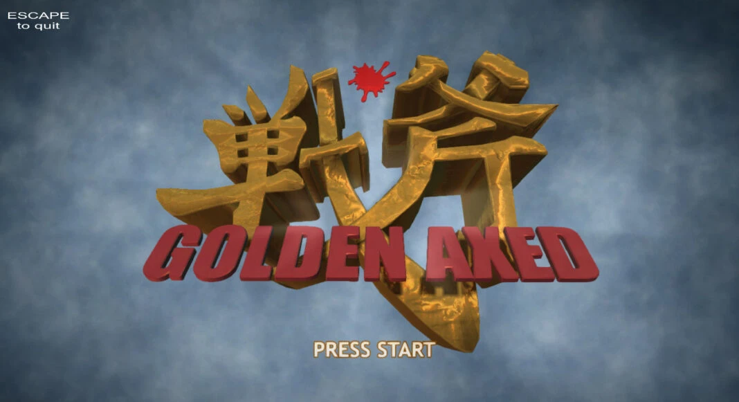 tela titulo de Golden Axed