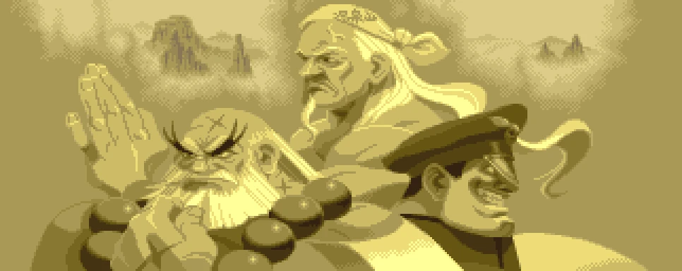 gouken goutetsu e bison street fighter alpha 1995
