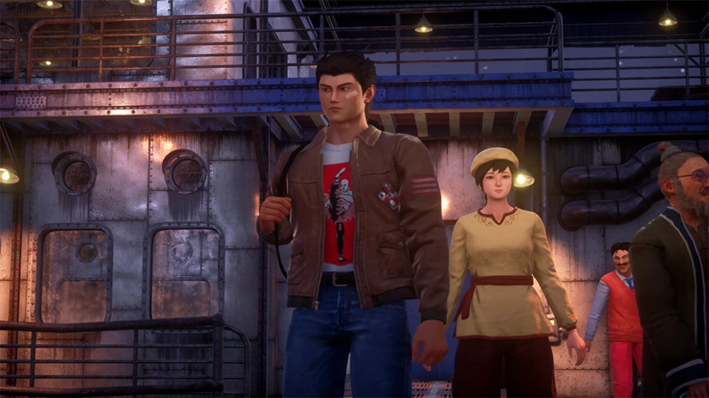 shenmue III chegada ao porto