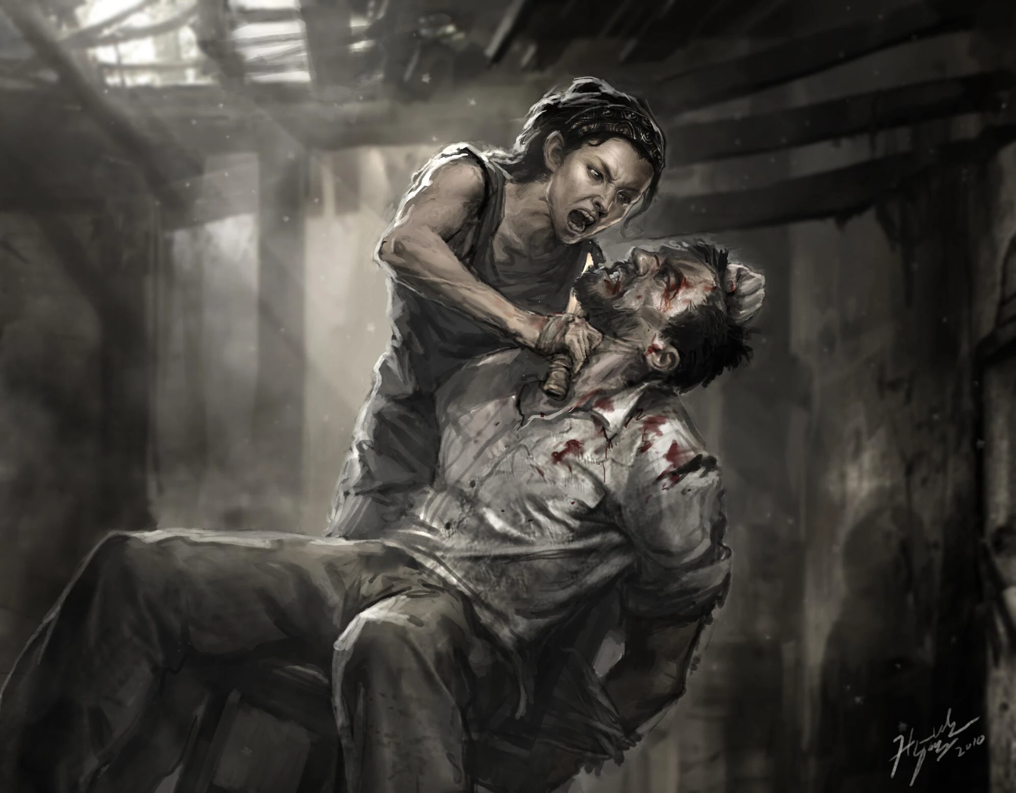 last of us tess antagonista concept art