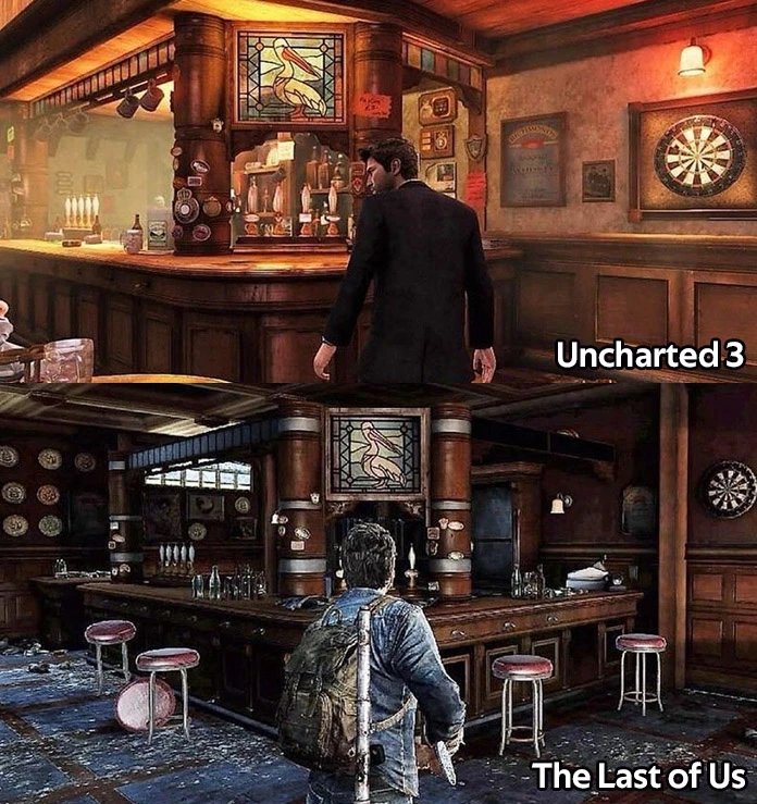 pelican inn uncharted easter egg
