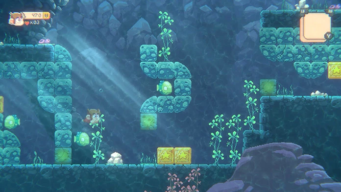 Alex Kidd em versão clássica e renovada - jogador escolher como prefere.