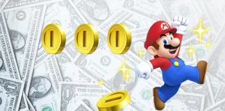mario dinheiro nintendo riqueza