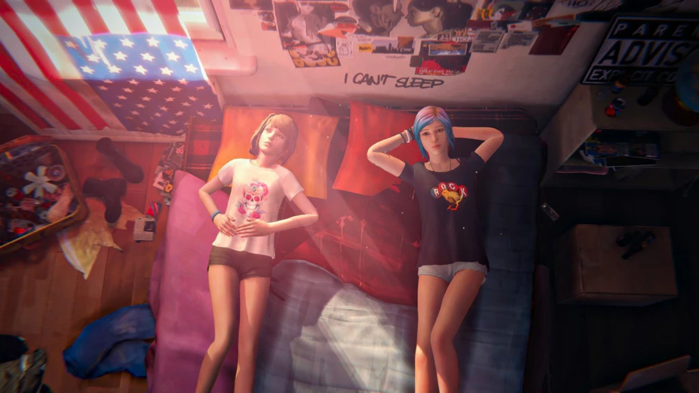 max e chloe cena quarto life is strange