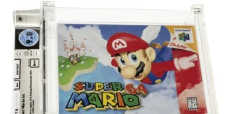 super mario 64 recorde leilao julho 21